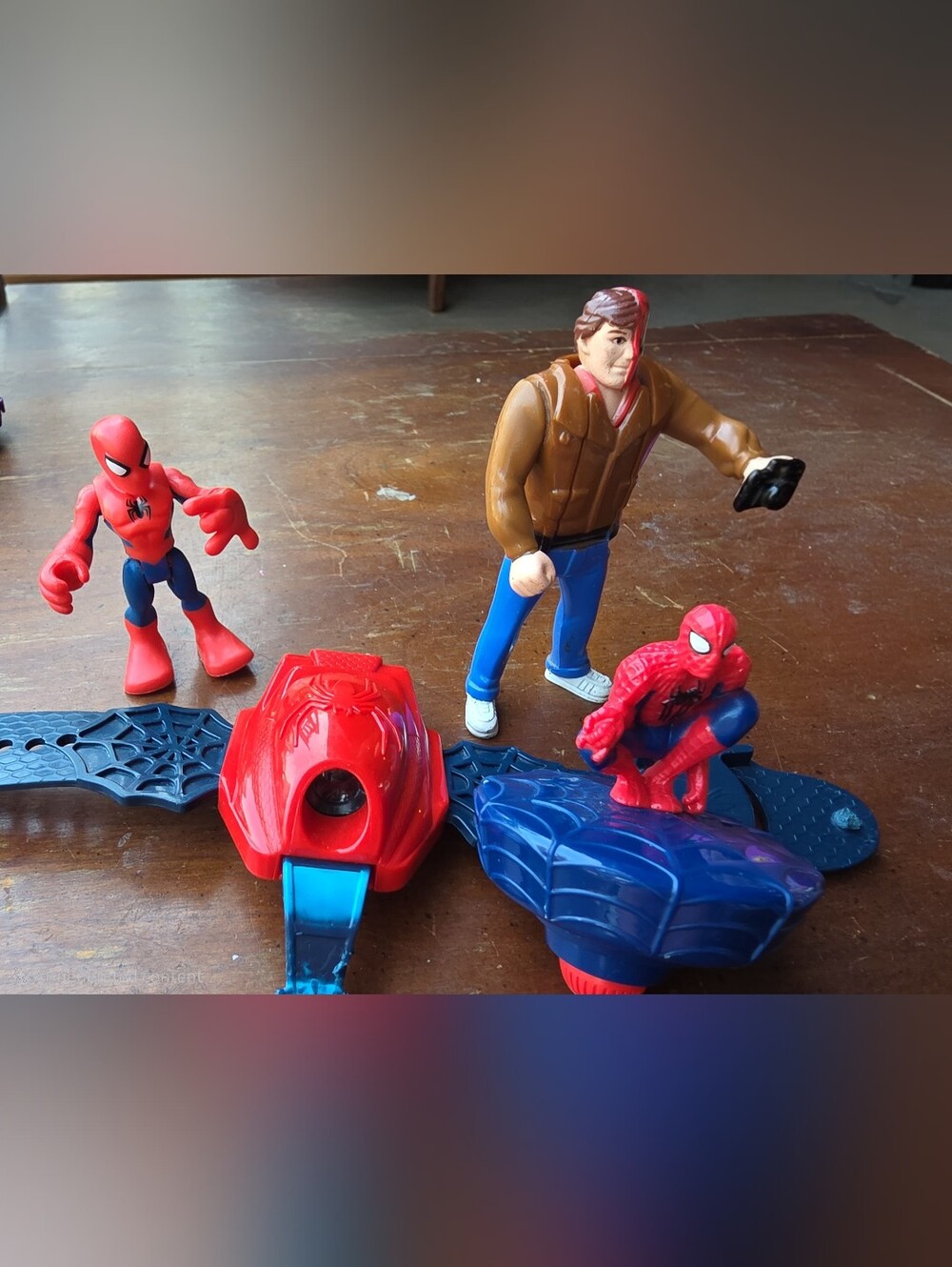 Marvel Spider-Man Toy Lot Hasbro McDonald's Peter Parker 1995 2011 2015
